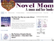 Tablet Screenshot of novelmom.com